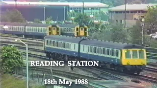 BR in the 1980s  Reading Station on 18th May 1988