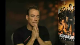 Van Damme - Good words about Steven Seagal Expendables 3 [part 2]