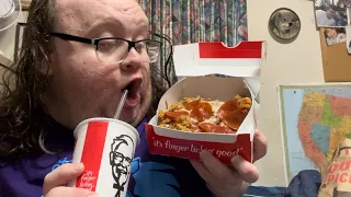 Trying the KFC Chizza MUKBANG