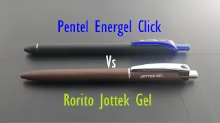 Pentel Energel Click Vs Rorito Jottek Gel - v36