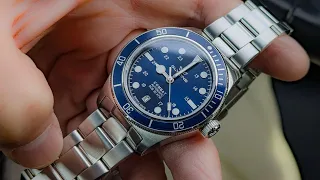 Watch U Strappin'?! Ep. 430 - Glycine Combat Sub 39 Blue on custom brush refinished factory bracelet