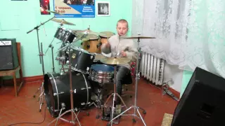 ВВ - Вопли Водоплясова - Були на селі -  Drum Cover  -   Барабанщик Даниил Варфоломеев - 10 лет