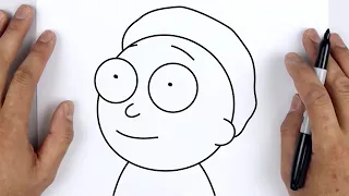 How to Draw Morty Smith | Rick and Morty - Easy Step By Step Tutorial For Beginners