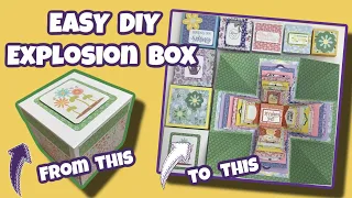 EASY DIY EXPLOSION BOX | AWESOME MUST SEE DIY | BUDGET FRIENDLY