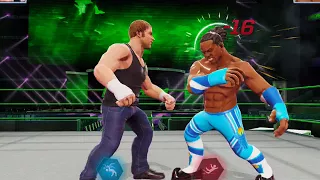 Dean Ambrose and Seth Rollins vs AJ styles and Kofi Kingston (WWE MAYHEM)