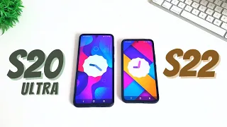 Samsung Galaxy S20 Ultra vs S22 speed test! Who will win?