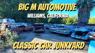 Classic Car Junkyards! Big M Automotive Tour. California. Vintage MoPar, Ford and More! Dismantler