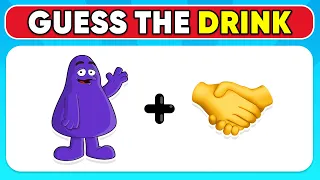 🍹Can You Guess The Drink By Emoji? | Emoji Quiz