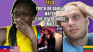 Tyla - Truth or Dare & Water Reaction (Live at the Voice Finale)