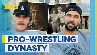 Pro-wrestling family chats about new Zach Efron movie | Today Show Australia