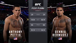 ANTHONY PETTIS VS DENNIS BERMUDEZ PESO PLUMA COMBATE EA SPORTS™ UFC® 2