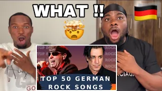 Reaction To Top 50 German Rock Songs EVER