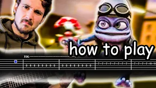 How To Play CRAZY FROG AXEL F [METAL] 🔥- [tab & backing track download]