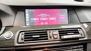 Установка CarPlay BMW F10