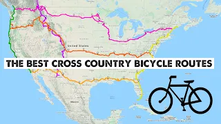 How To Choose a Bicycle Route Across the USA!