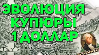 Все разновидности купюры 1 доллар США, история преображения доллара
