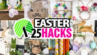 25 *BEST* Dollar Tree SPRING & EASTER HACKS! ❤️ GENIUS decor, crafts, & DIY!