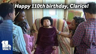 Baltimore woman celebrates her 110th birthday