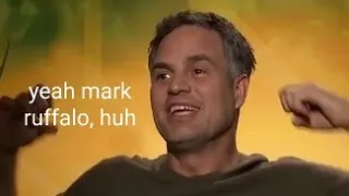 Mark Ruffalo being crazy for 2 minutes and 11 seconds straight