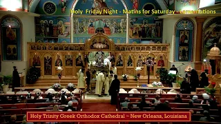 Holy Friday Night - Lamentations