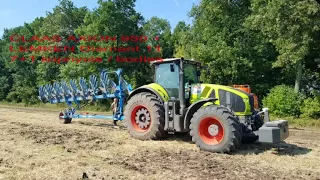 CLAAS AXION 950 COMPARE TEST, UKRAINE 2017