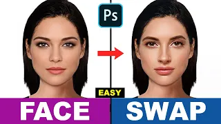 How to Easily FACE SWAP in Photoshop | Urdu/Hindi  #crazydesigns