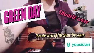 Green Day-Boulevard of Broken Dreams (ukulele) I Yousician I #greenday #yousician #greendayukulele