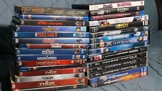 Mi Colección de Películas de MARVEL (Bluray y DVD)