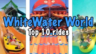 Top 10 rides at WhiteWater World - Gold Coast Australia (Dreamworld's Waterpark) | 2022