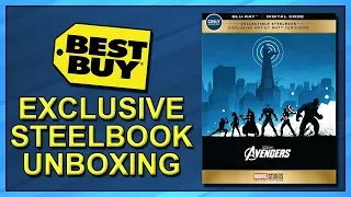 The Avengers Best Buy Exclusive Marvel Studios: The First Ten Years Blu-ray SteelBook Unboxing