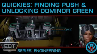 Finding Push & Weapon Schematics and Unlocking Engineer Domino Green: Elite Dangerous Odyssey