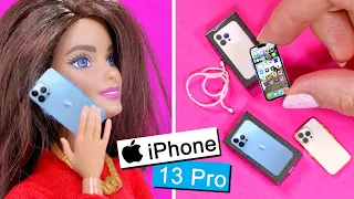 МИНИ iPhone 13 Pro для КУКОЛ! Айфон своими руками из полимерной глины! Анна Оськина