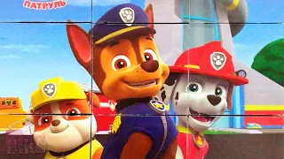 Щенячий патруль к делу готов - собираем пазлы кубики для детей Paw Patrol |Merry Nika