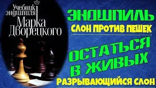 ЭНДШПИЛЬ. ОСТАТЬСЯ В ЖИВЫХ. СЛОН ПРОТИВ ПЕШЕК. РАЗРЫВАЮЩИЙСЯ СЛОН. ШАХМАТНЫЕ ОКОНЧАНИЯ