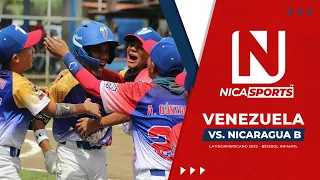 📡 EN VIVO ⚾ Béisbol Infantil | Venezuela Vs. Nicaragua B | Latinoamericano 2022