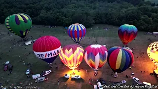 Hot Air Balloon night burn