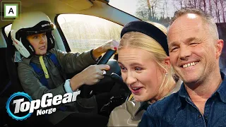 Top Gear Norge | Emilie Skolmen og Jon Øigarden prøver seg på banen | discovery+ Norge