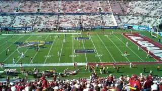 2011 Capital One Bowl ,  Alabama vs Michigan State ,  Warm Ups
