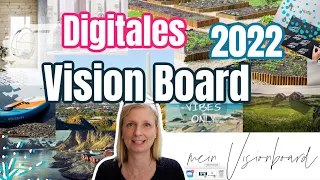 Digitales Vision Board erstellen 2022 - schnell und einfach! Fokussiert Ziele erreichen!