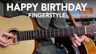 HAPPY BIRTHDAY - VERY EASY GUITAR TUTORIAL