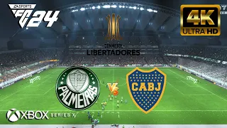 EA FC 24 - Palmeiras vs Boca Juniors | CONMEBOL Libertadores - SEMIS | NextGen - Series X [4K 60FPS]