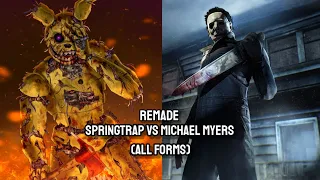 Springtrap vs Michael Myers (All Forms) #shorts