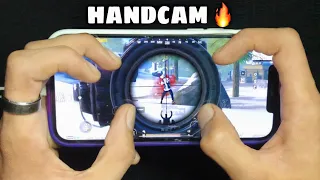 IPHONE 12 PRO ❤️ | HANDCAM |🔥 5 Finger + Gyro           PUBG Mobile⚡️