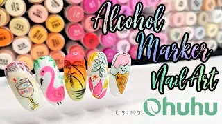 Alcohol Marker Nail Art | Ohuhu | Nail Sugar