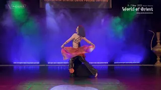 Abby at World of Orient Cup 2023 - Contest Solo Fusion Fantasy, 2nd place