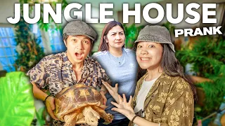 WE Turned Our HOUSE Into A JUNGLE PRANK!! (Gubat House haha!) | Ranz and Niana