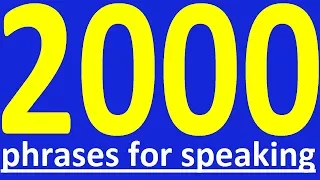 2000 ENGLISH SENTENCES FOR ENGLISH SPEAKING - HOW TO LEARN ENGLISH SPEAKING EASILY