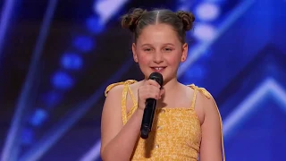 12-Year-Old Annie Jones Miracle girl dazzles the world by Tones and I -  Got Talent 2020