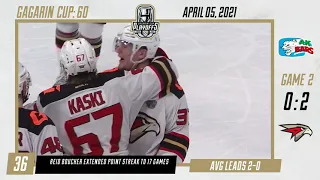 Gagarin Cup Playoffs in 60 seconds — 5 April 2021