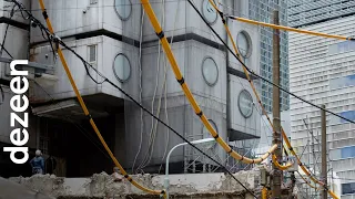 Demolition footage of the Nakagin Capsule Tower in Tokyo | Dezeen
